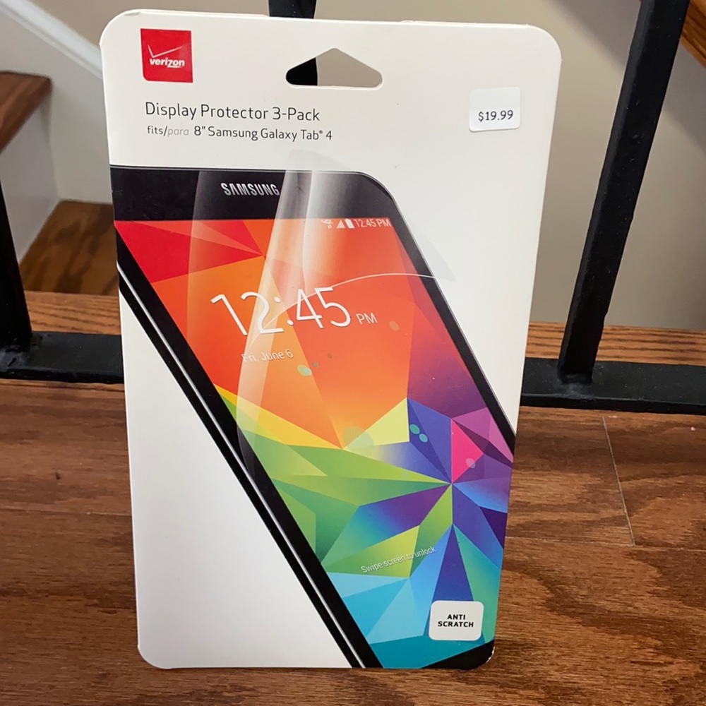 Verizon Display Protector 3-Pack for 8” Samsung Galaxy Tab 4